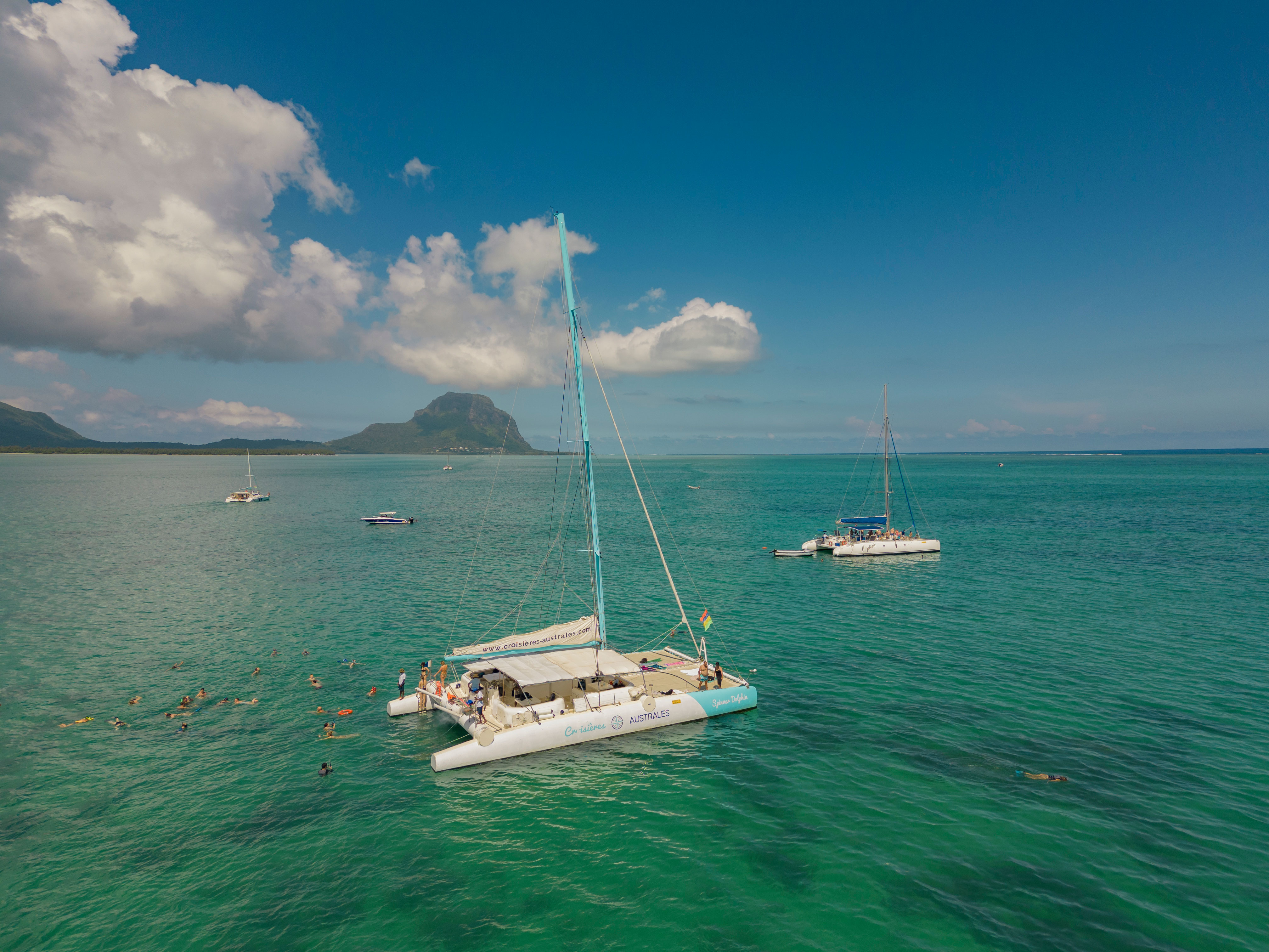Catamaran Wide Shot